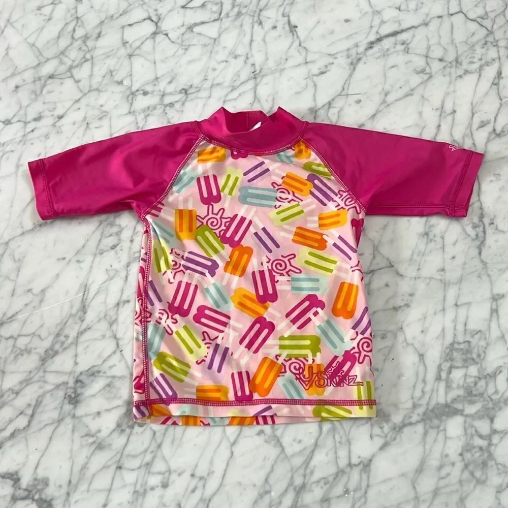 UV Skinz Popsicle rash guard Sz 4T